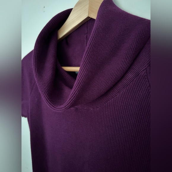 I.N.C. Petite Cowl Neck S/S Sweater Tunic - Picture 1 of 7